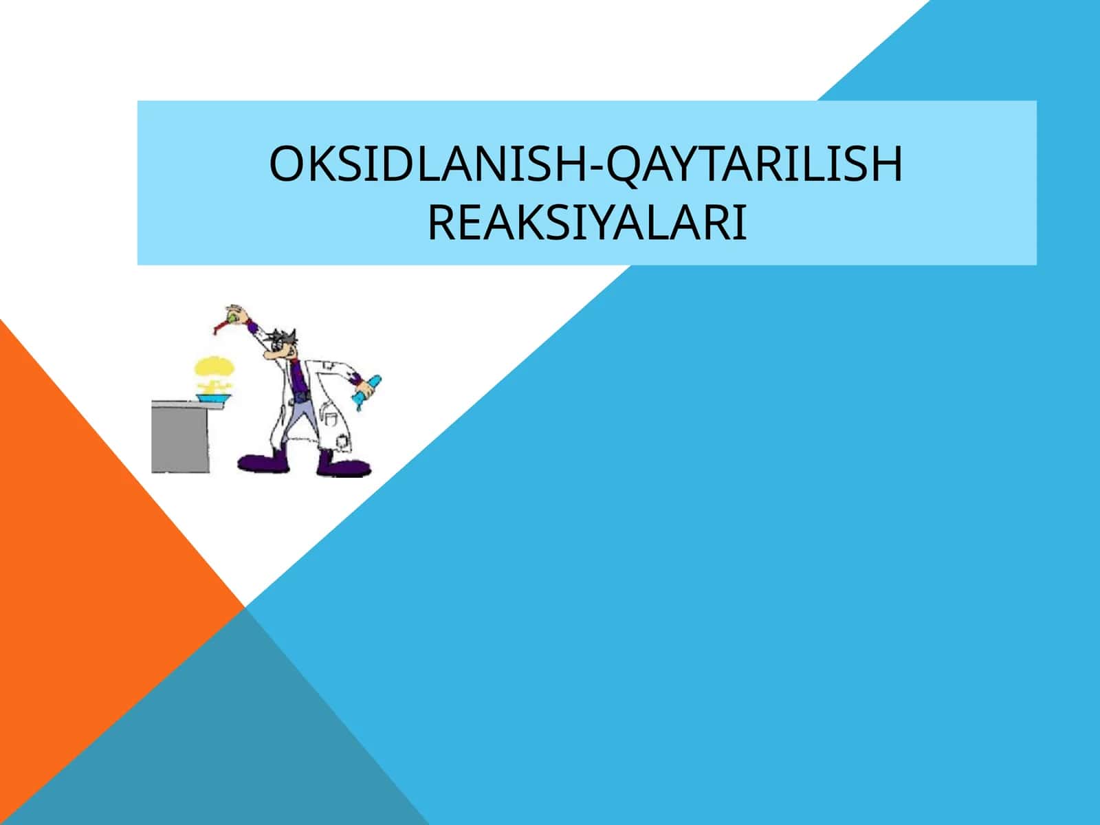 Oksidlanish-qaytarilishreaksiyalari 1