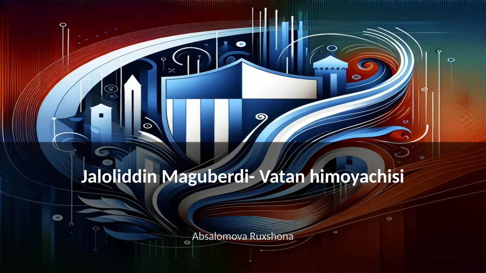 Jaloliddin Maguberdi- Vatan himoyachisi 1