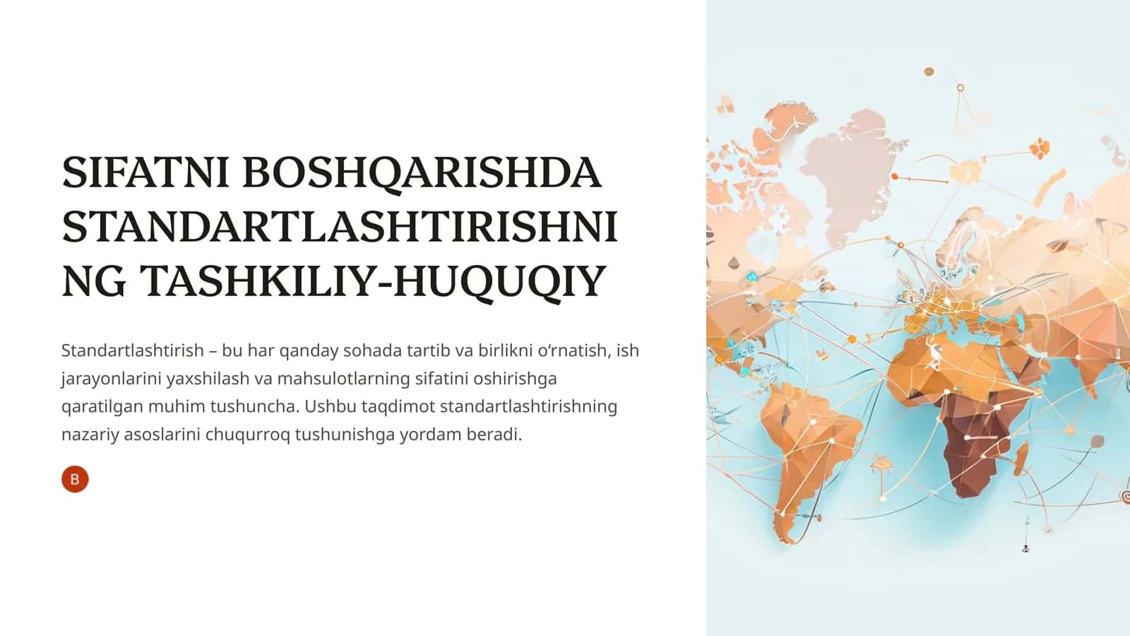 SIFATNI BOSHQARISHDA STANDARTLASHTIRISHNING TASHKILIY-HUQUQIY ASOSLARI 1