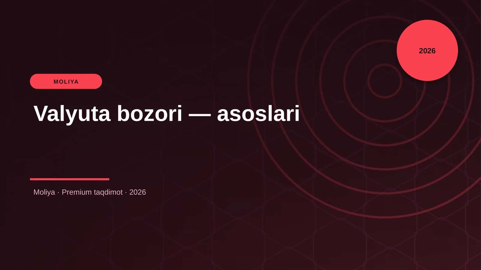 Valyuta bozori — asoslari 1