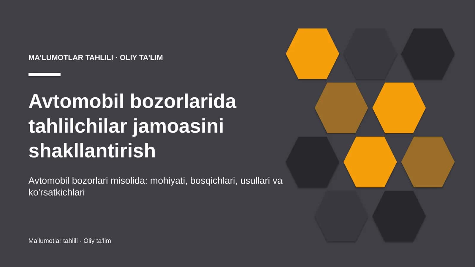 avtomobil bozorlarida tahlilchilar jamoasini shakllantirish 4482 1