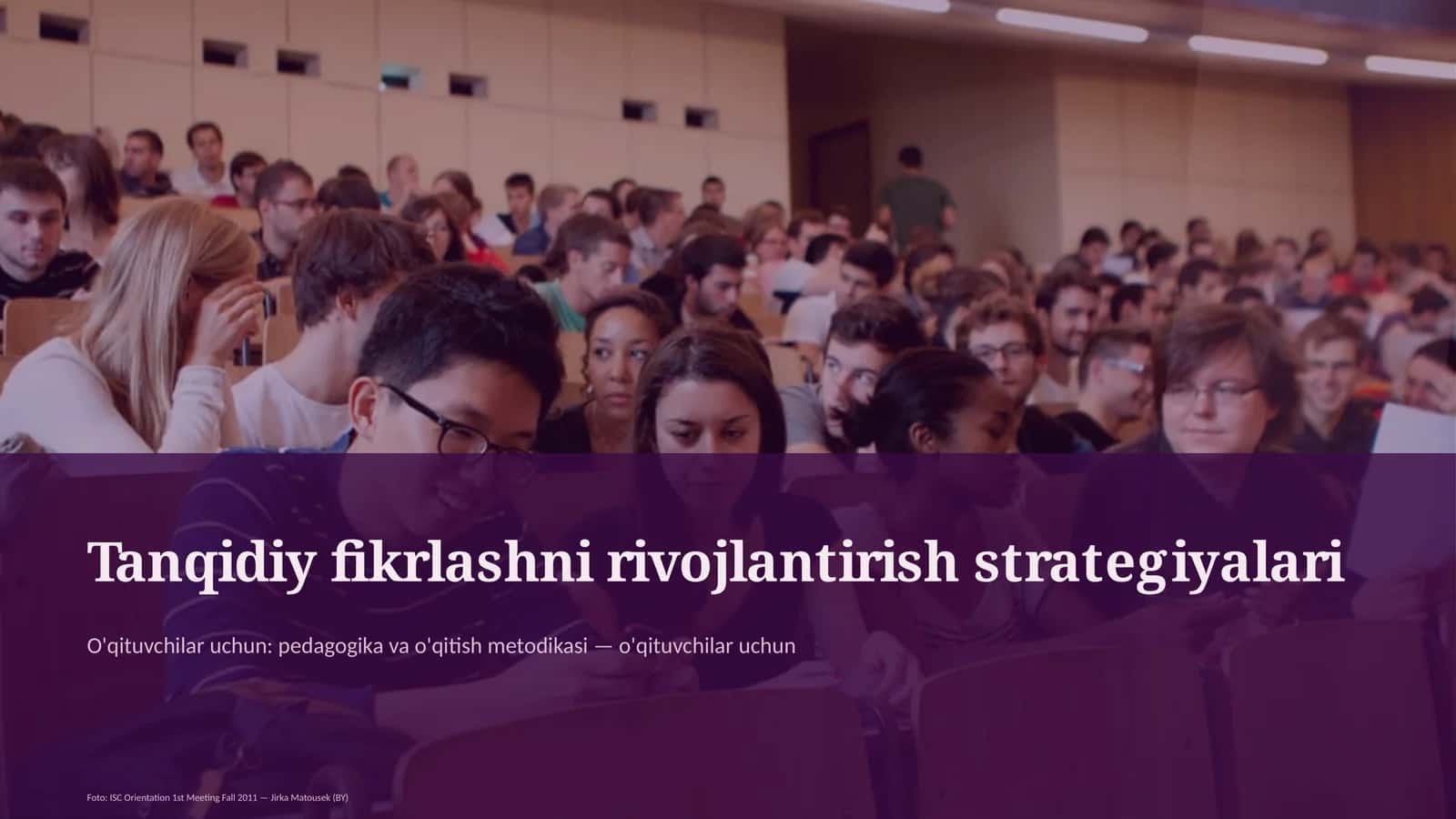 Tanqidiy fikrlashni rivojlantirish strategiyalari 1