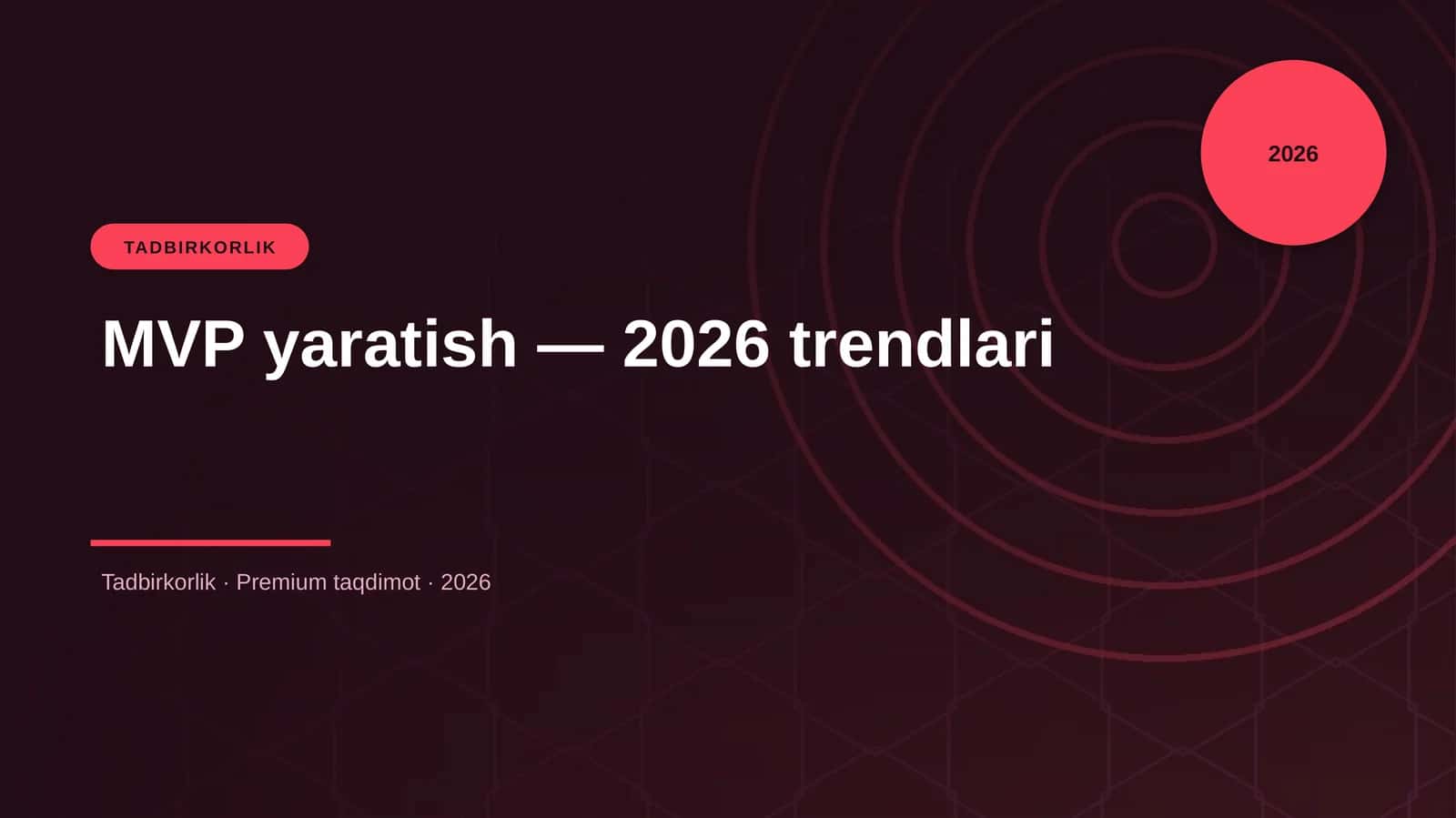MVP yaratish — 2026 trendlari 1