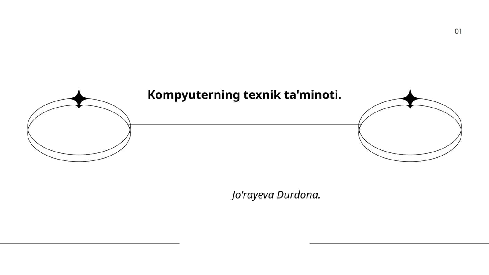 Kompyuterning texnik ta'minoti 1