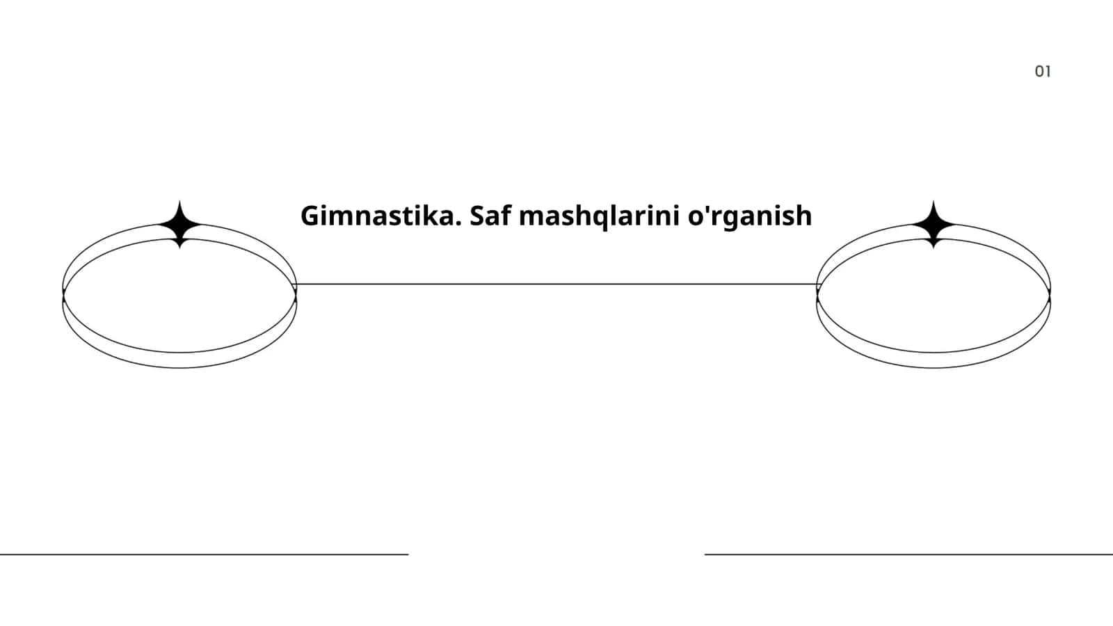 Gimnastika. Saf mashqlarini o'rganish 1
