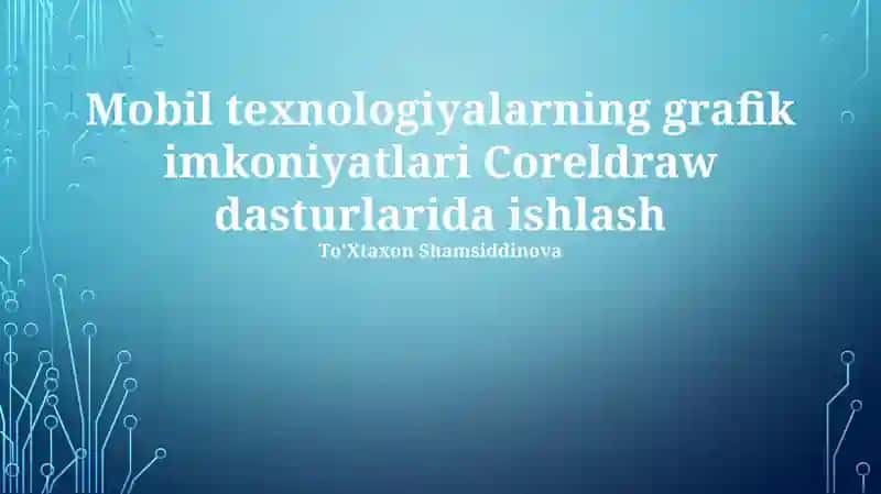 CorelDRAW Mobile 1