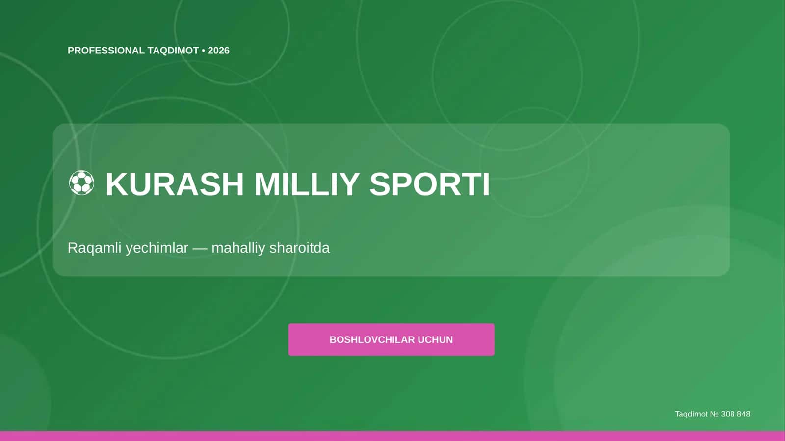 Kurash Milliy Sporti: Raqamli Yechimlar 1