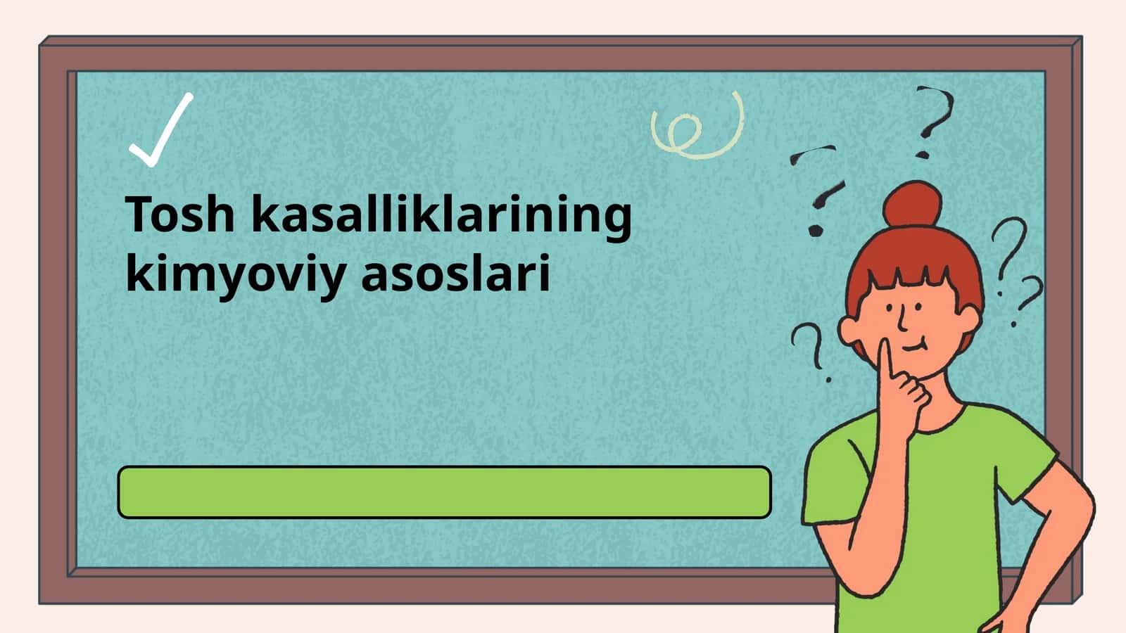 Tosh kasalliklarining kimyoviy asoslari 1