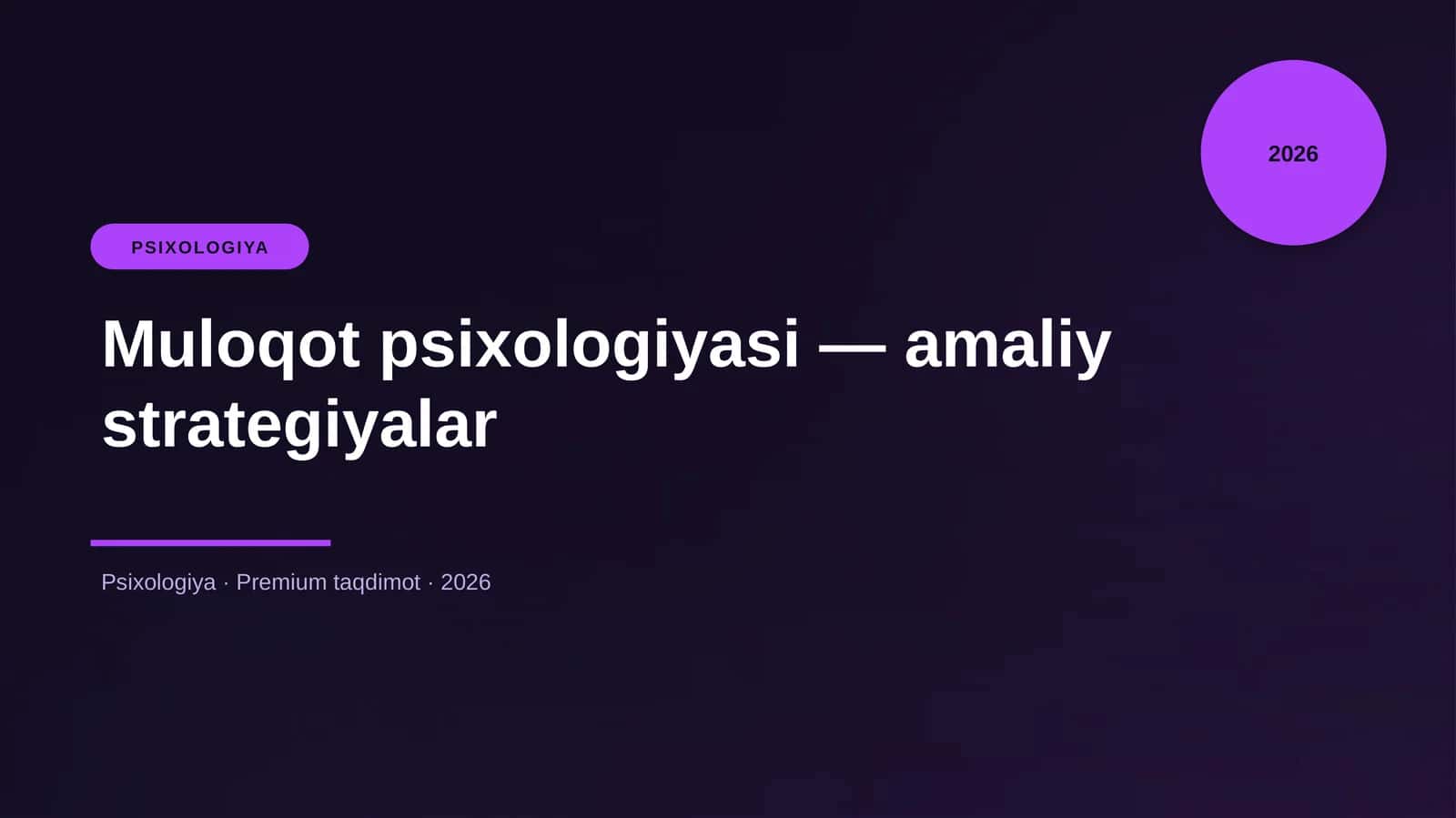 Muloqot psixologiyasi — amaliy strategiyalar 1