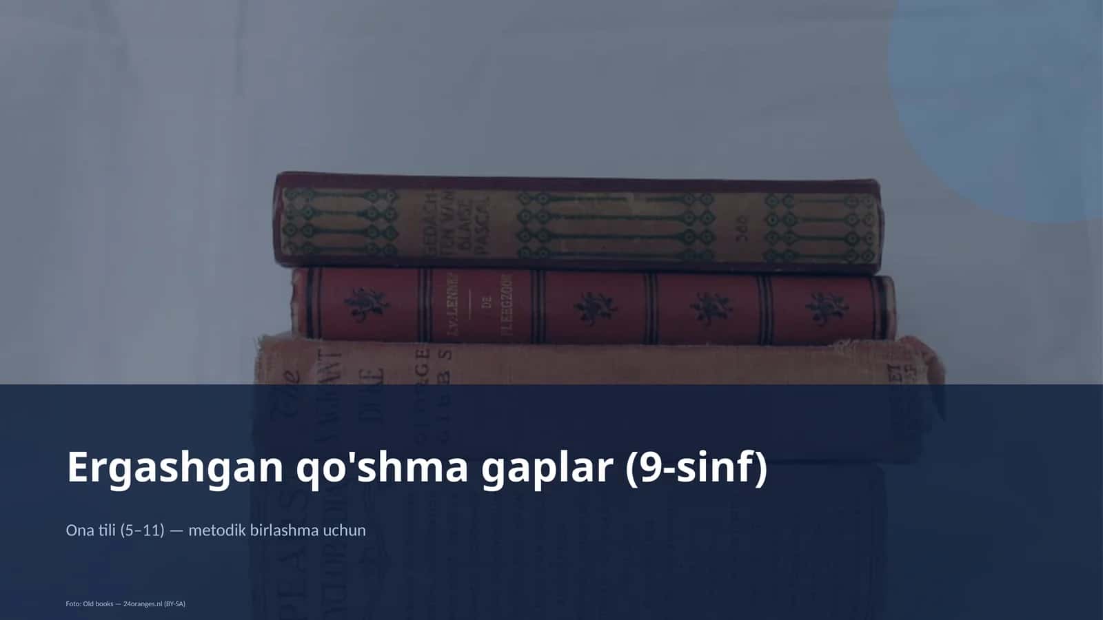 Ergashgan qo'shma gaplar (9-sinf) 1