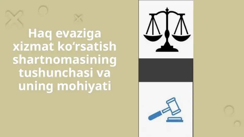 Haqevazi gaxizmat ko‘rsatish shartnomasi 1