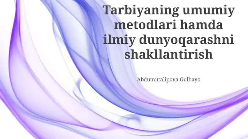 Pedagogik Yondashuvlar 1