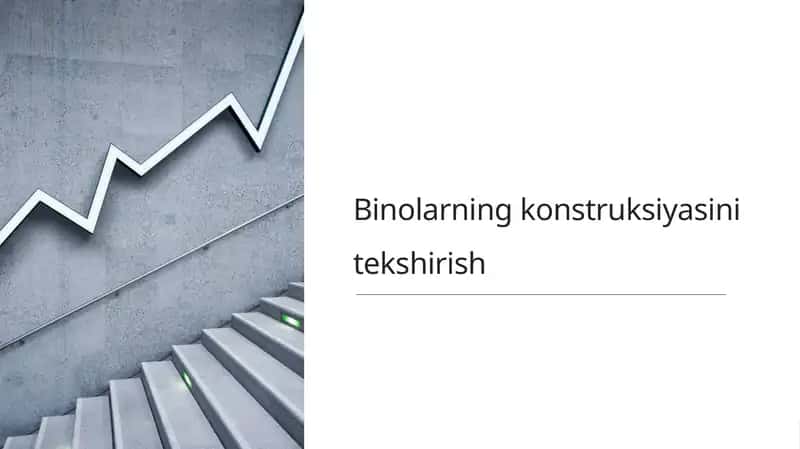 SANOAT BINOSI KONSTRUKSIYALARINI SHIKASTLANISH HOLATI BO‘YICHA TADQIQ ETISH 1