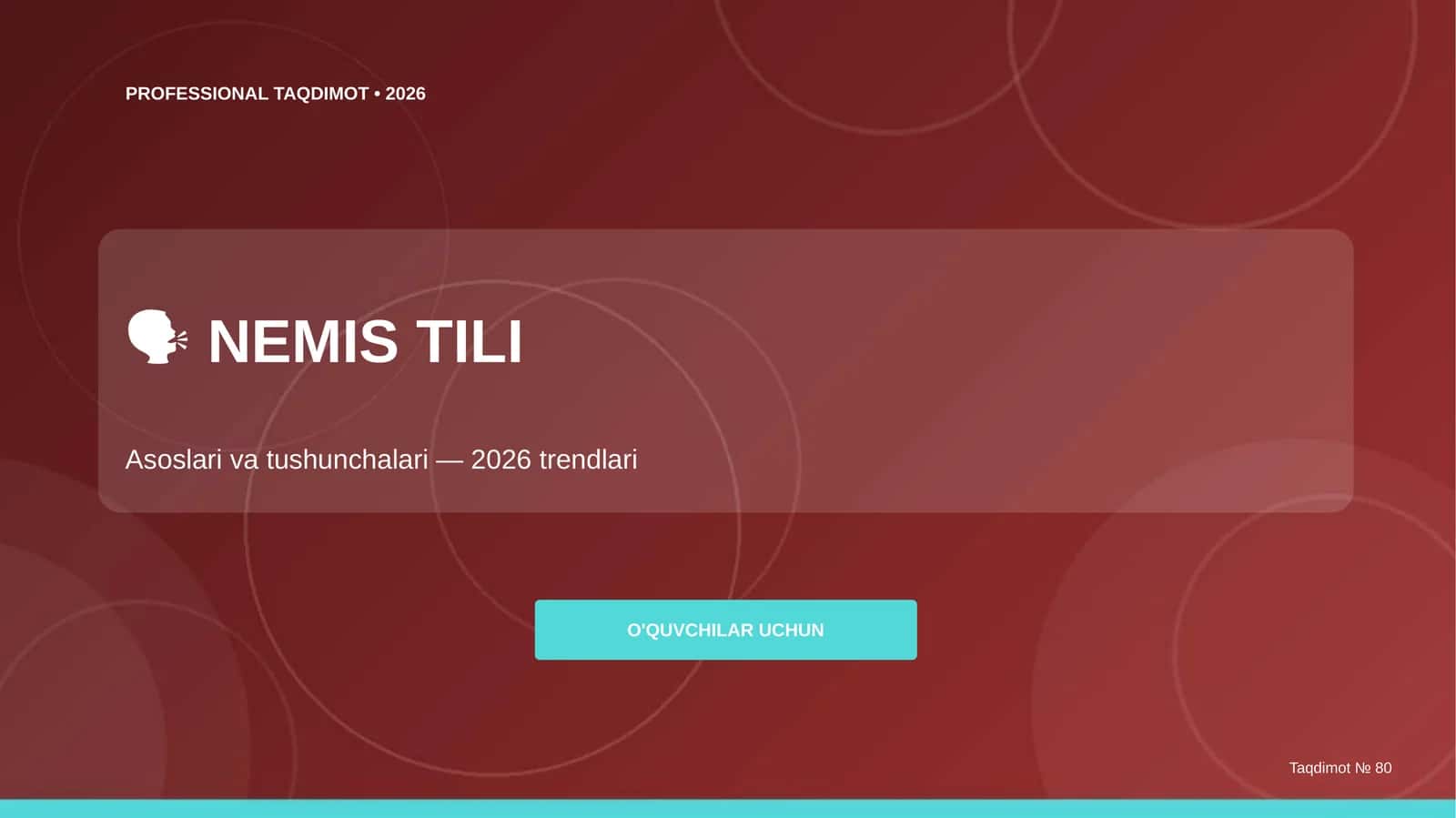 Nemis tili: asoslari va tushunchalari (2026 trendlari) [o'quvchilar uchun] 1
