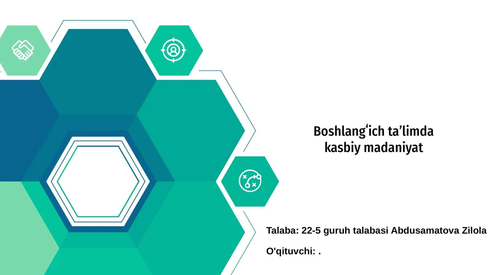 Boshlangʻich taʼlimda kasbiy madaniyat 1