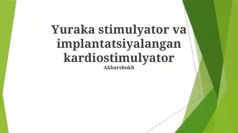 Yurak stimulyatori implantatsiyasi va operatsiyadan keyingi parvarish 1