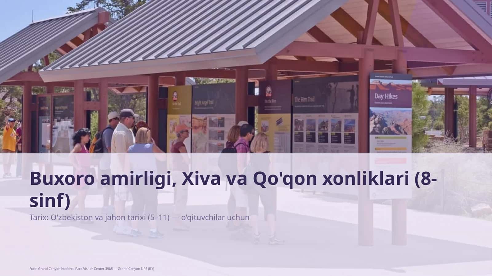 Buxoro amirligi, Xiva va Qo'qon xonliklari (8-sinf) 1