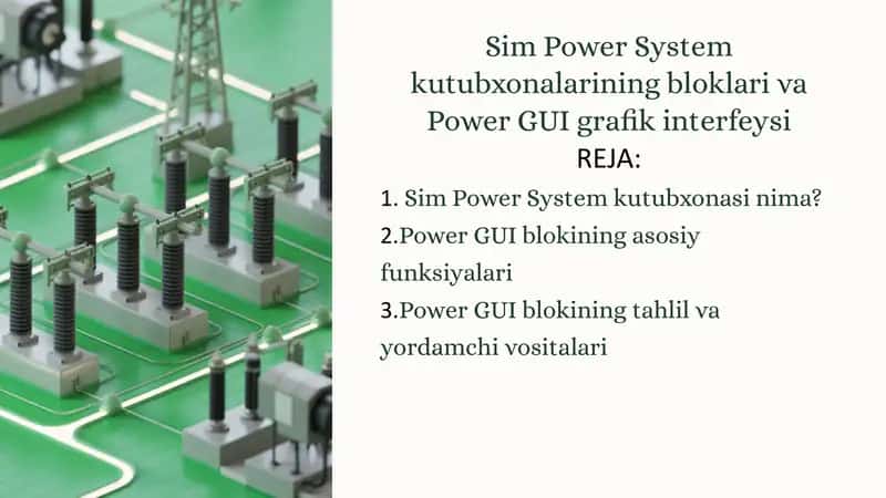 Sim Power System kutubxonasi 1