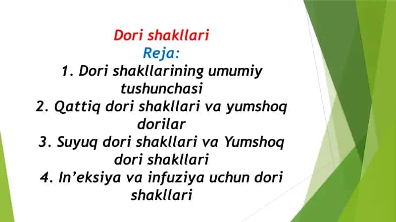 Dori shakllari 1