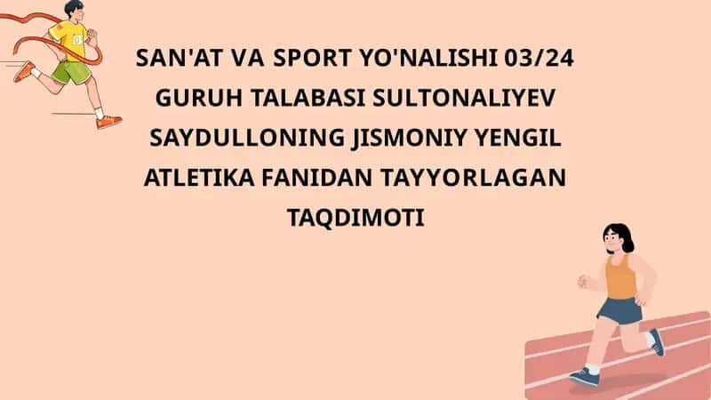 Uzoq masofaga yugurishda taktik tayyorgarlik 1