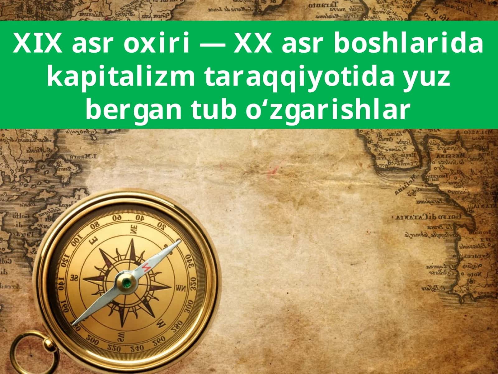 XIX asr oxiri — XX asr boshlarida kapitalizm taraqqiyotida yuz bergan tub o‘zgarishlar 1