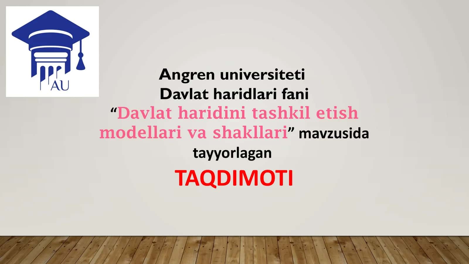 Davlatharidlarifani 1