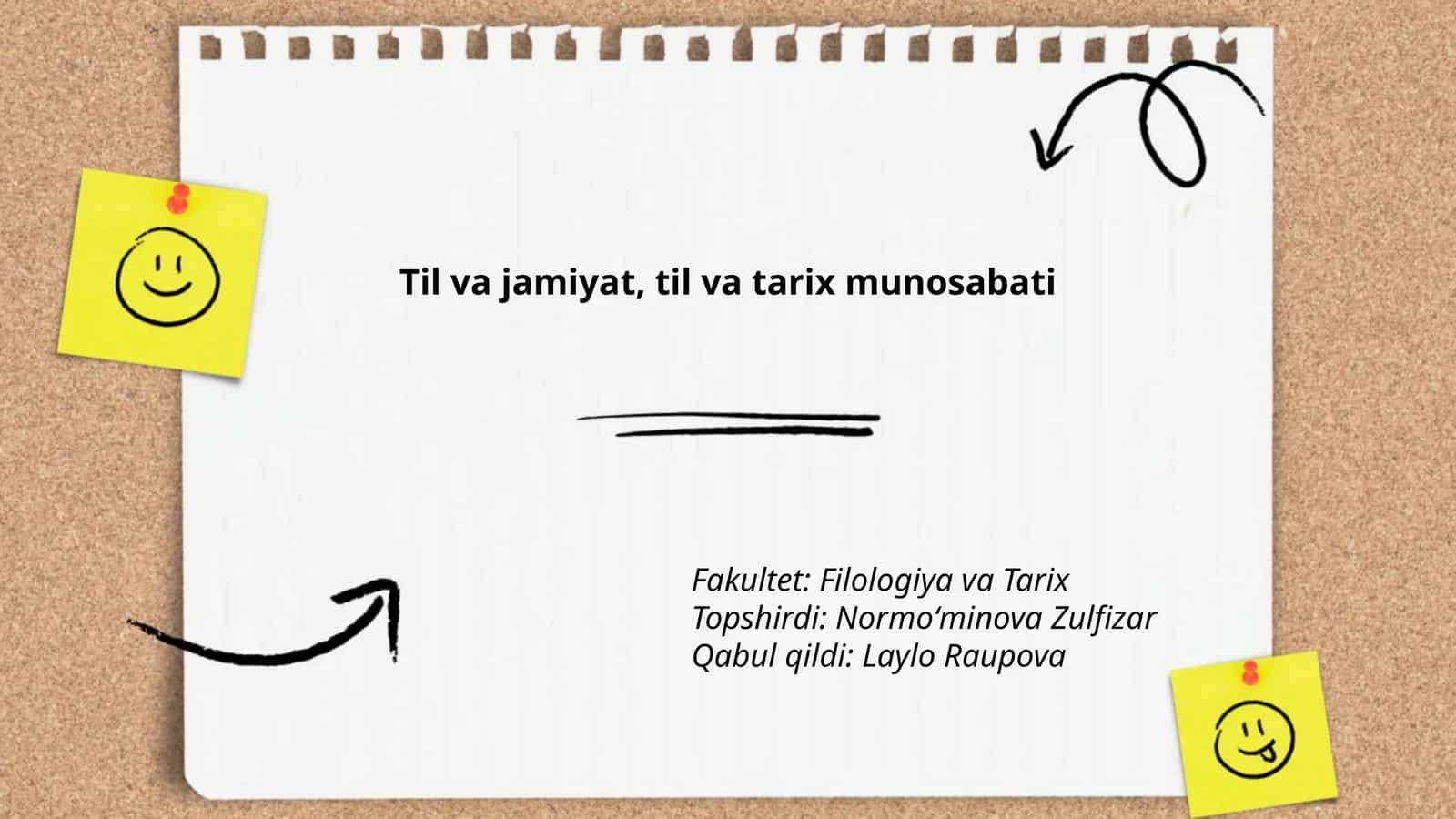 Til va jamiyat, til va tarix munosabati 1