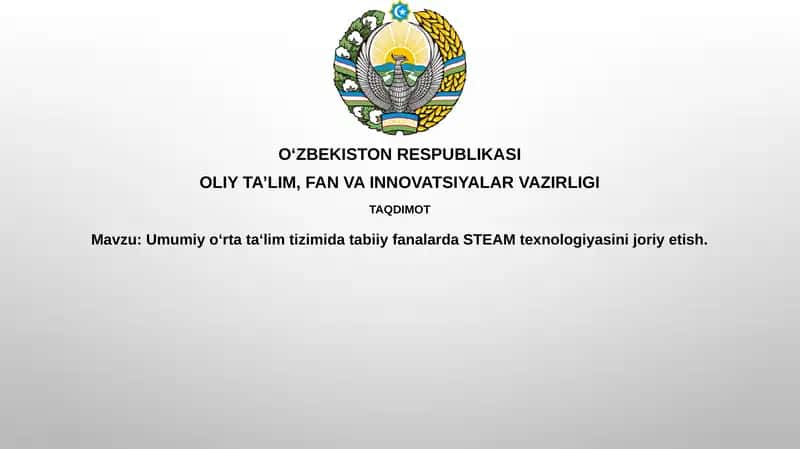 STEAM Ta'limi 1