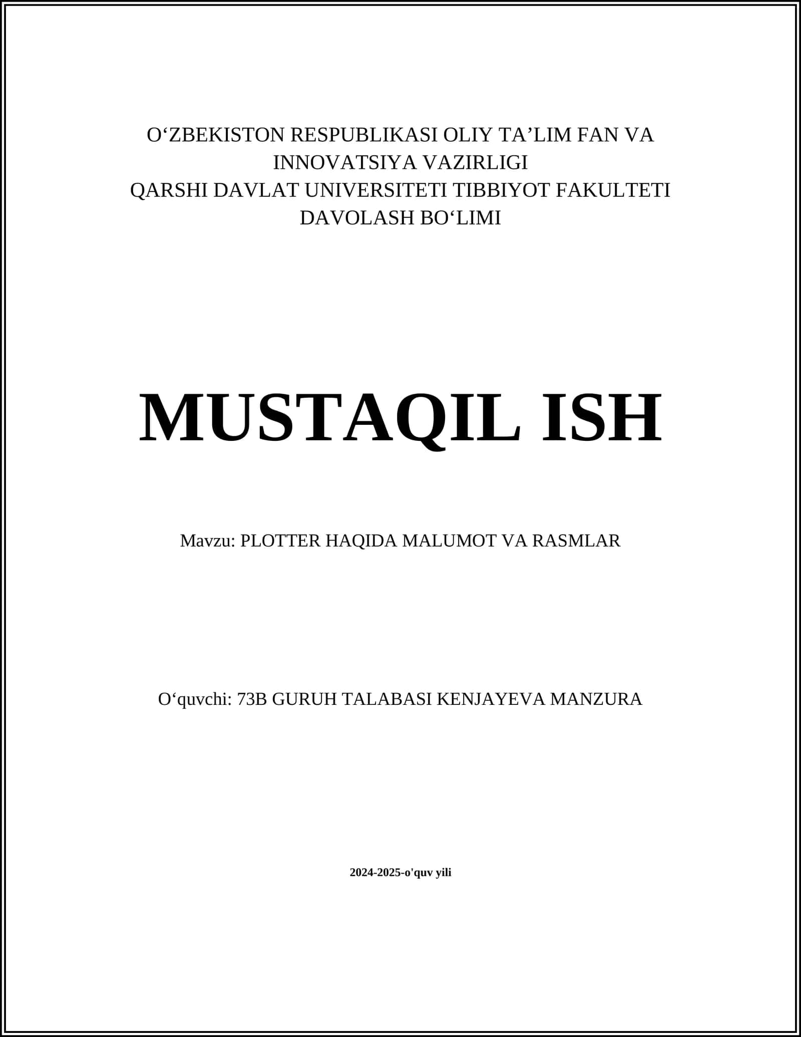 PLOTTER HAQIDA MALUMOT VA RASMLAR 1