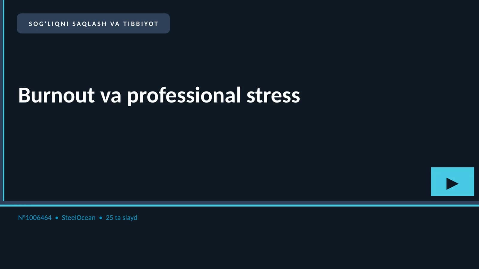 Burnout va professional stress 1