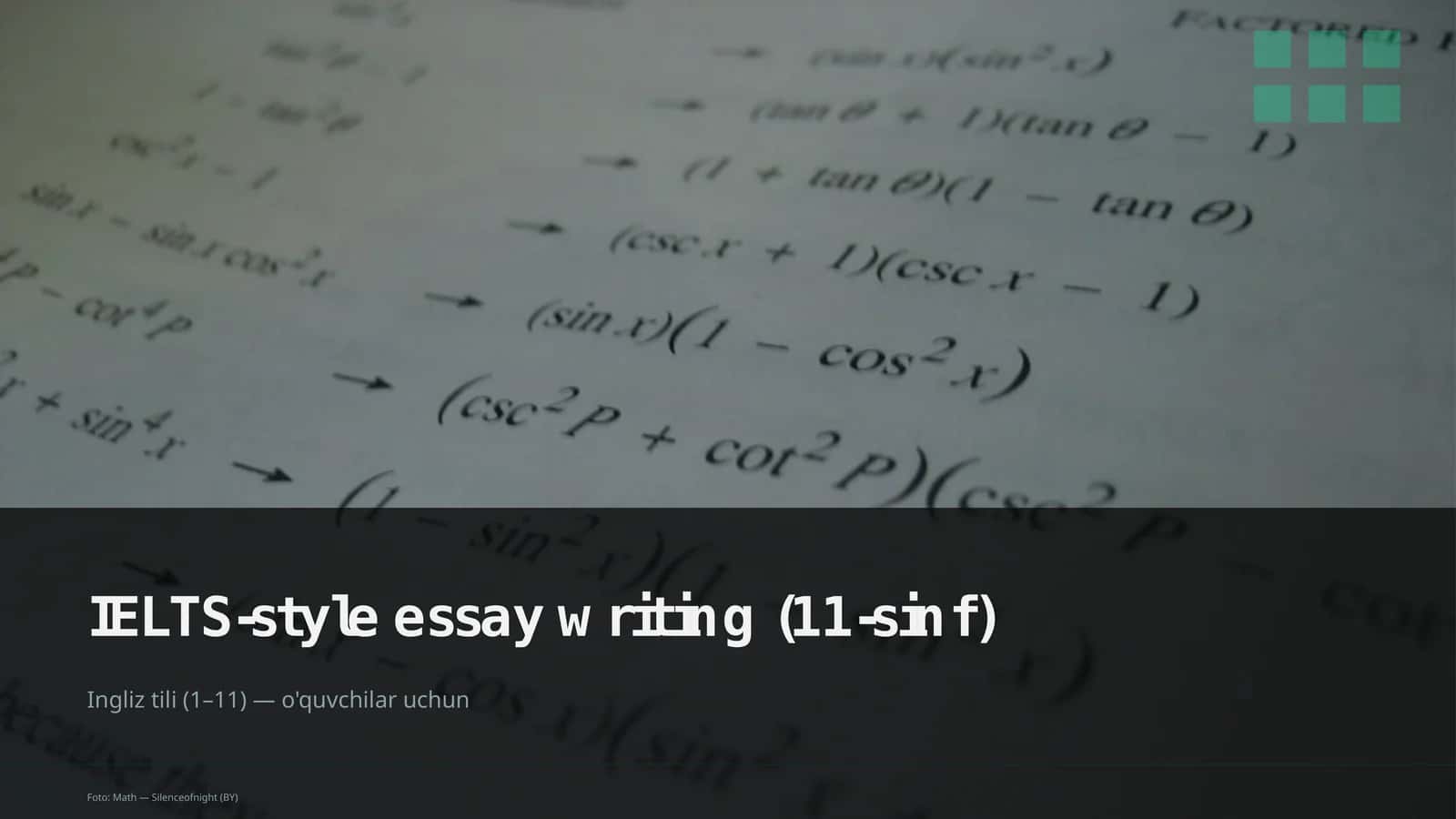 IELTS-style essay writing (11-sinf) 1