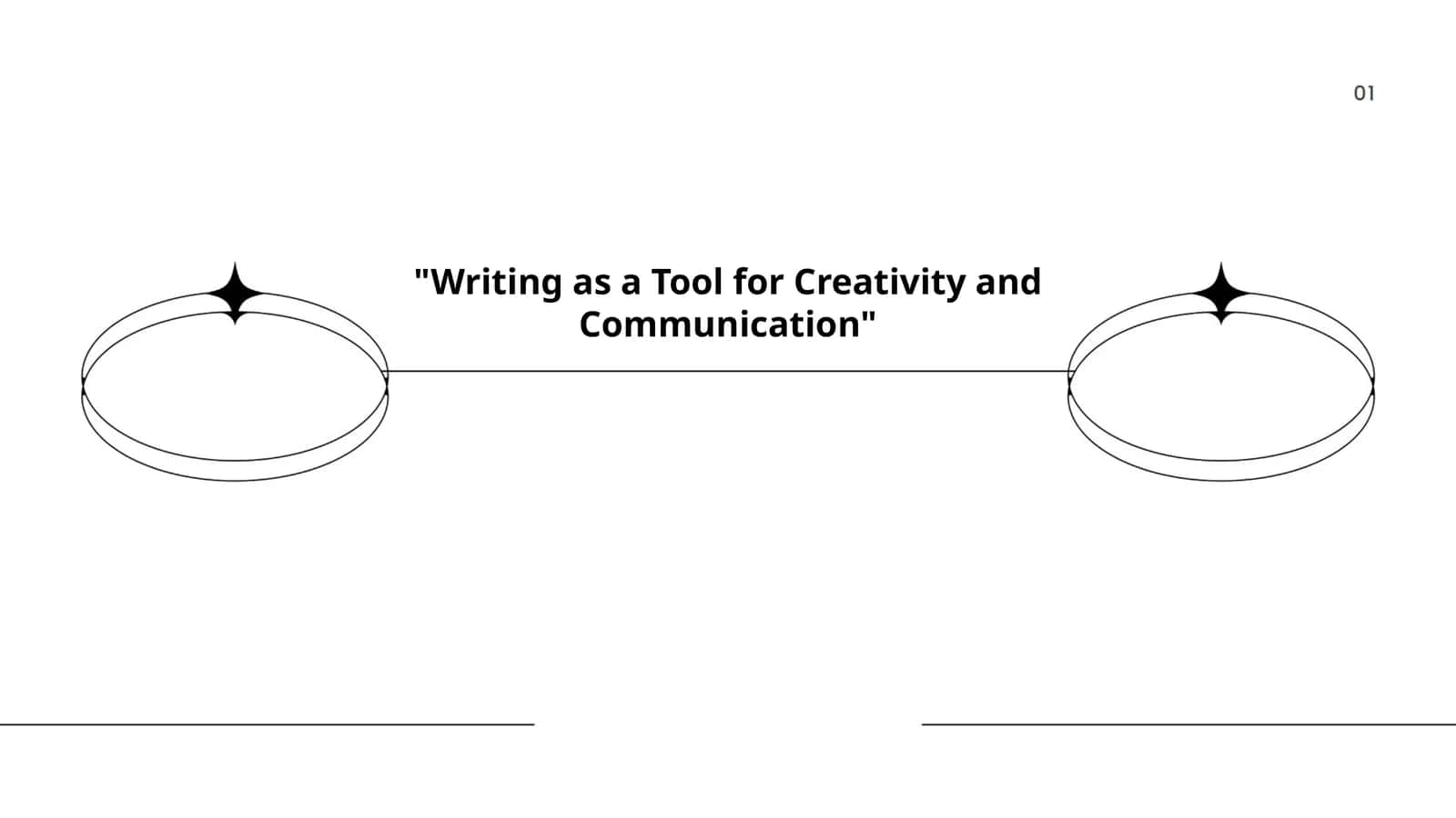 Writing as a Tool for Creativity and Communication 1