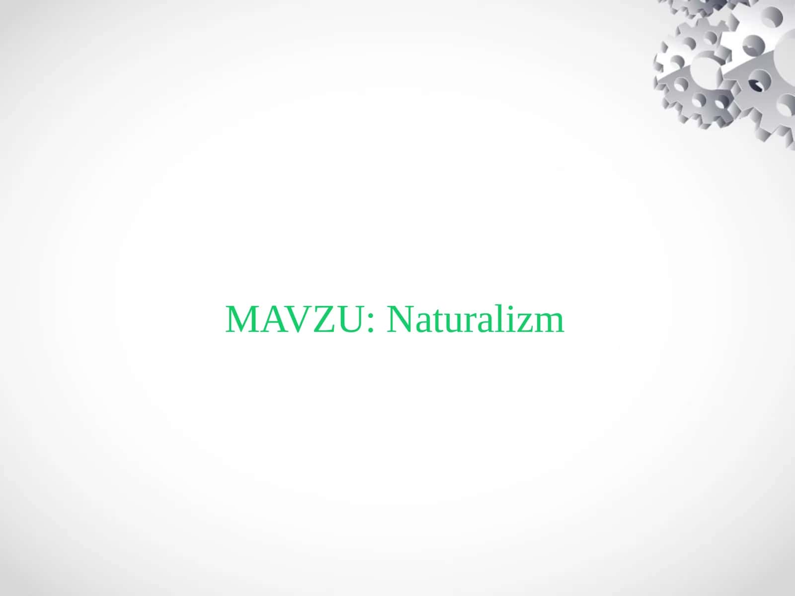 Naturalizm 1