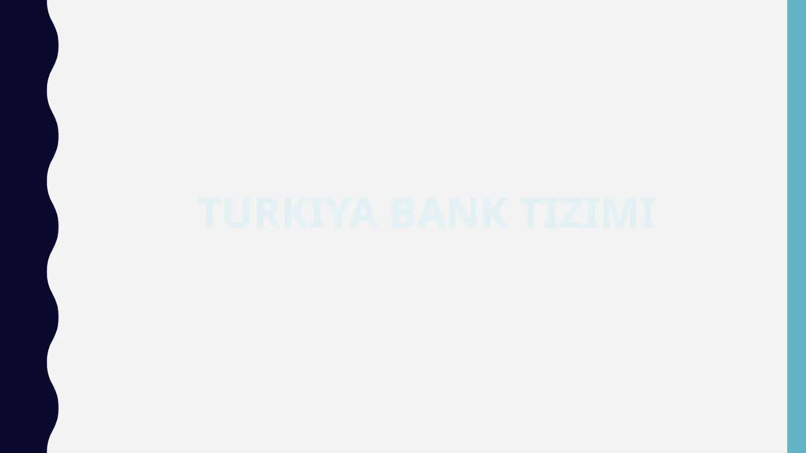 Turkiya Bank Tizimi 1
