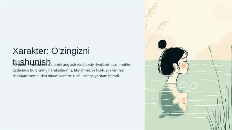 Xarakter: O'zingizni tushunish 1