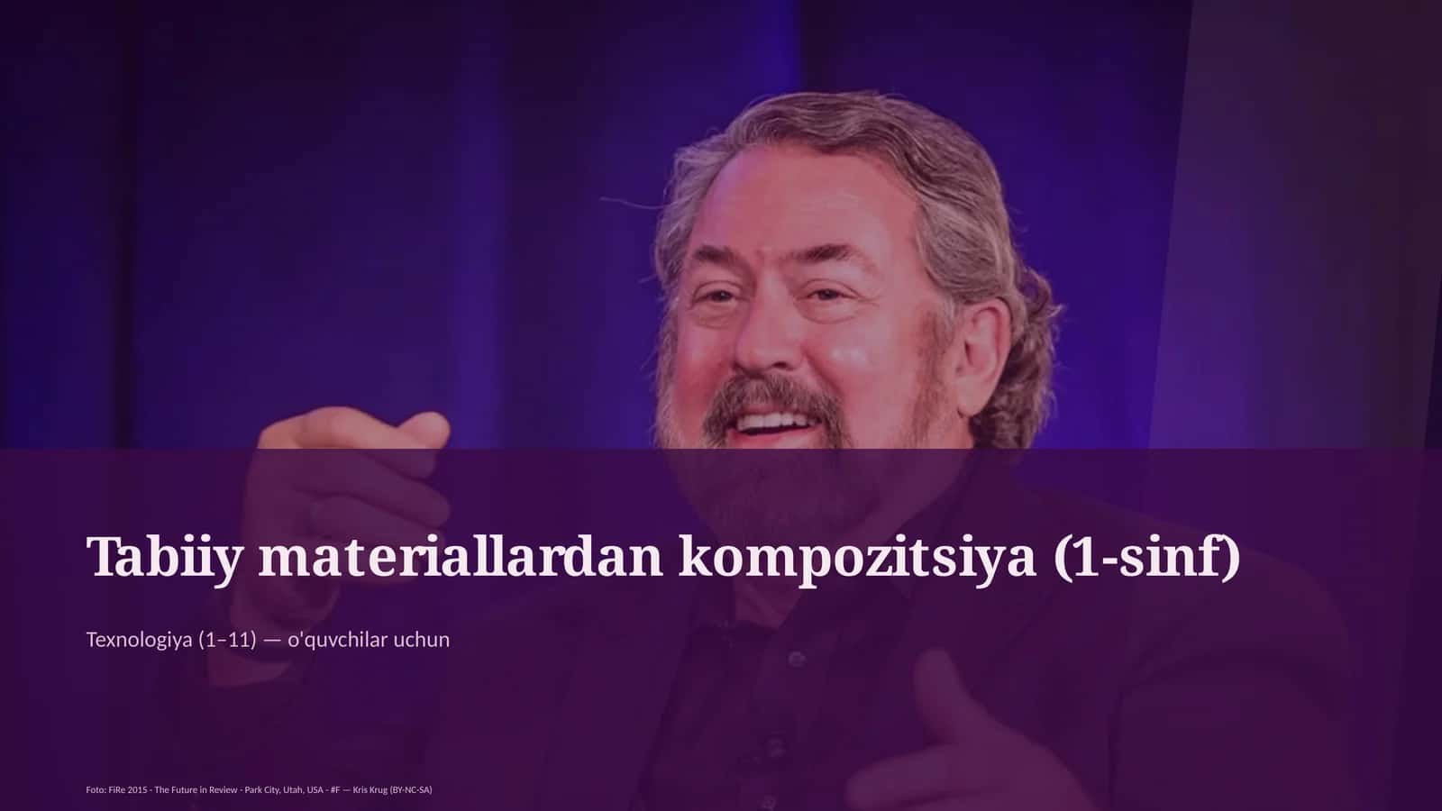 Tabiiy materiallardan kompozitsiya (1-sinf) 1