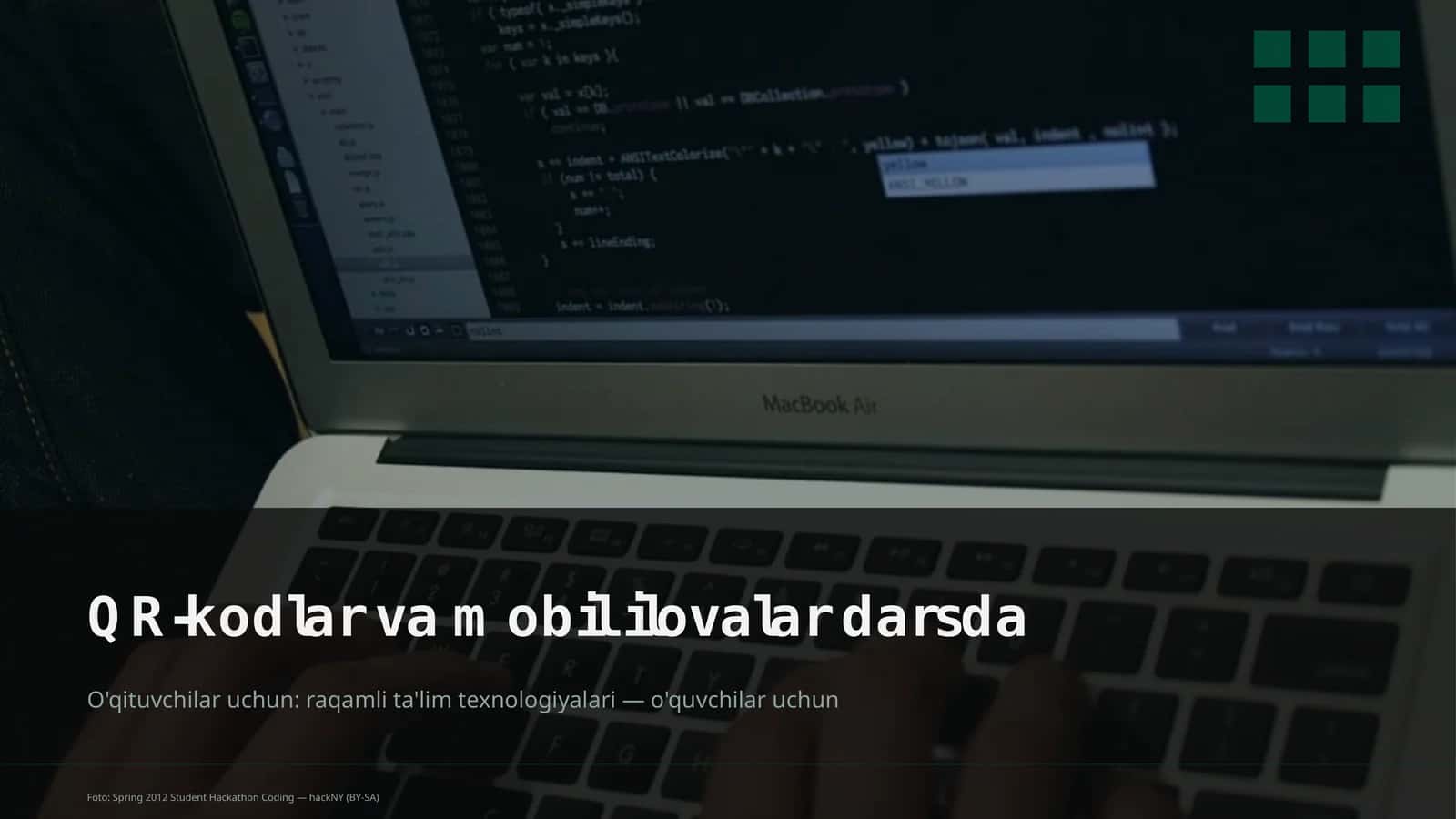 QR-kodlar va mobil ilovalar darsda 1