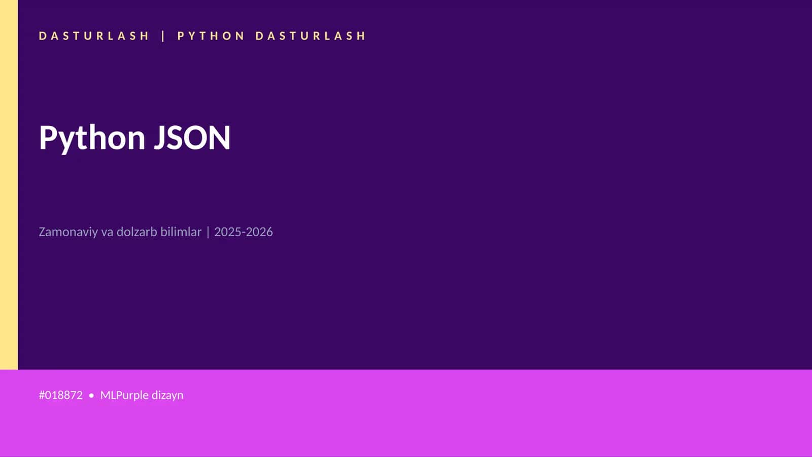 Python JSON 1