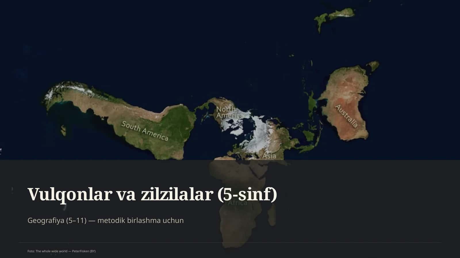 Vulqonlar va zilzilalar (5-sinf) 1