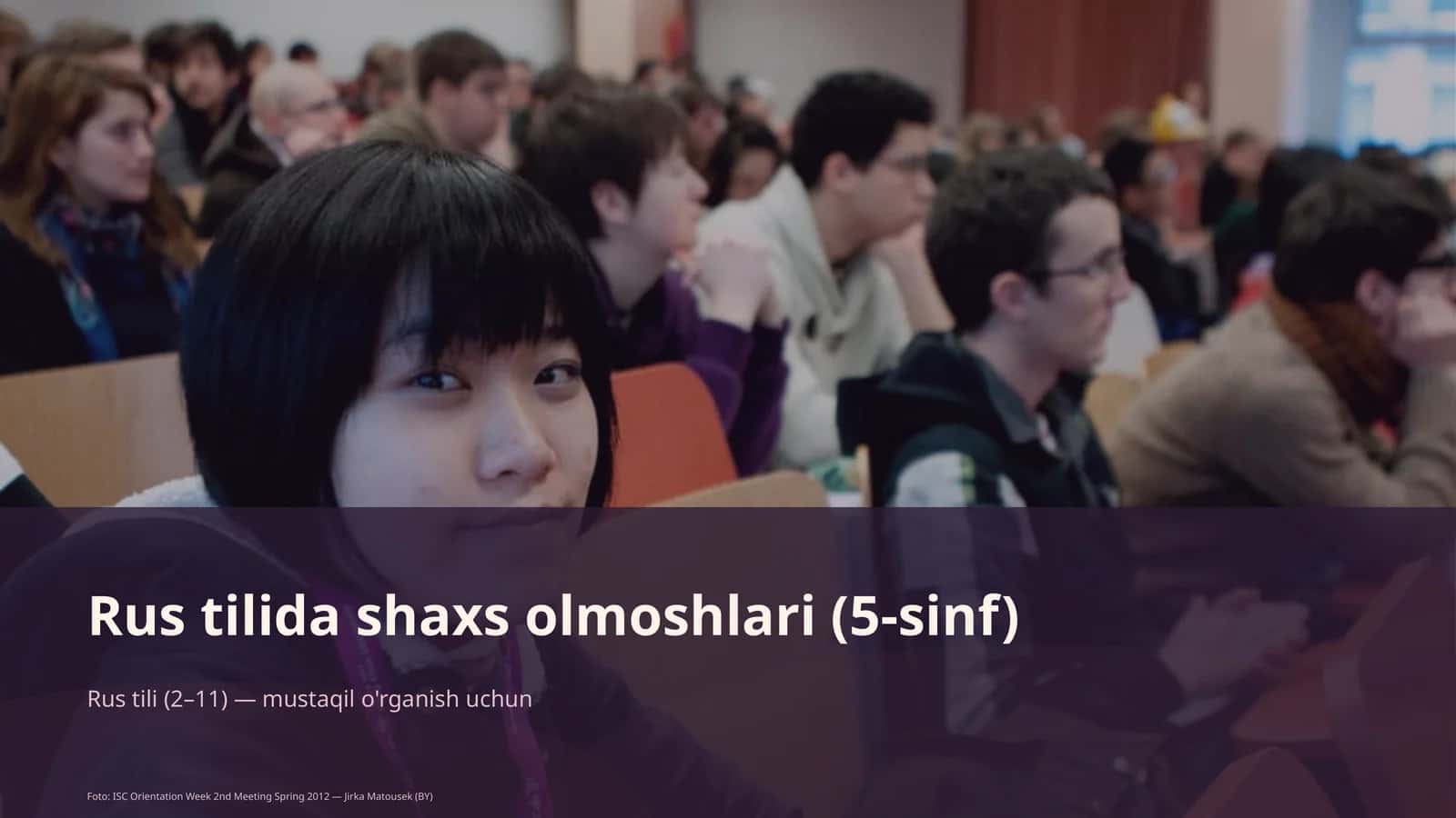 Rus tilida shaxs olmoshlari (5-sinf) 1
