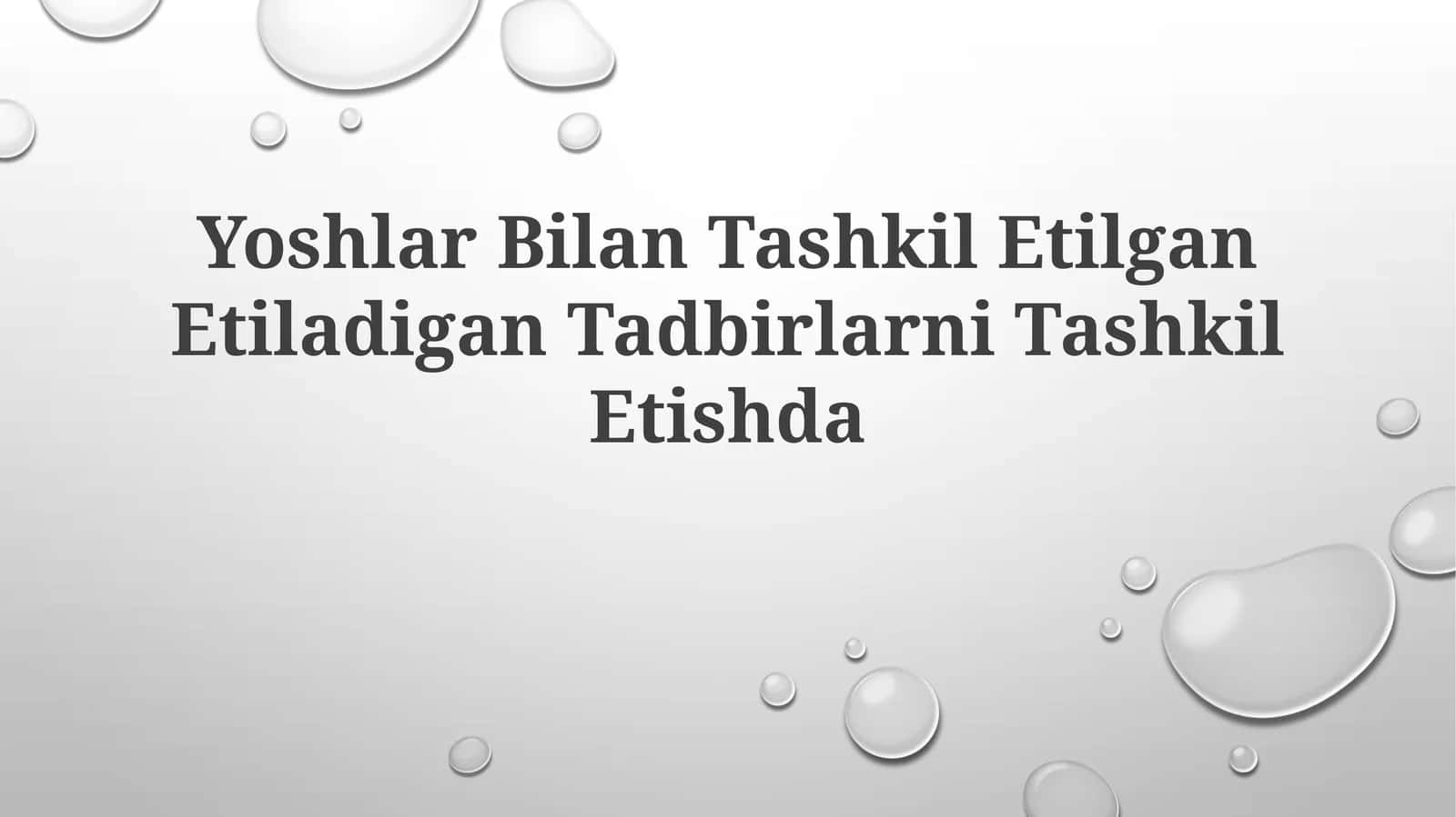 Yoshlar Bilan Tashkil Etilgan Etiladigan TadbirlarniTashkilEtishda 1