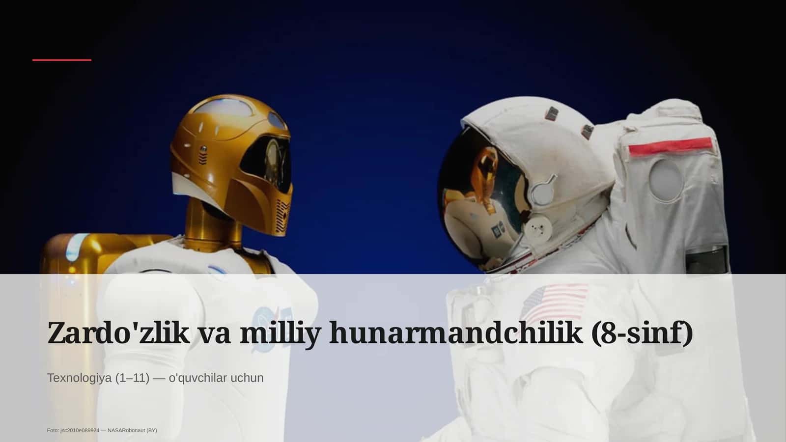 Zardo'zlik va milliy hunarmandchilik (8-sinf) 1