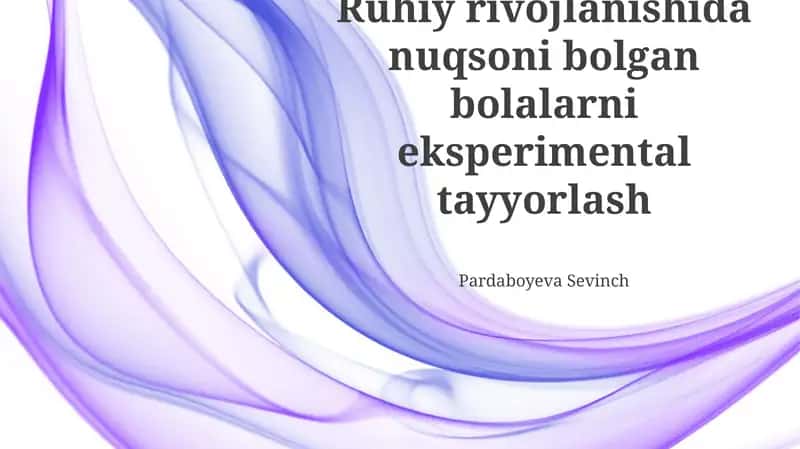 Eksperimental O'qitishning Asosiy Tamoyillari 1