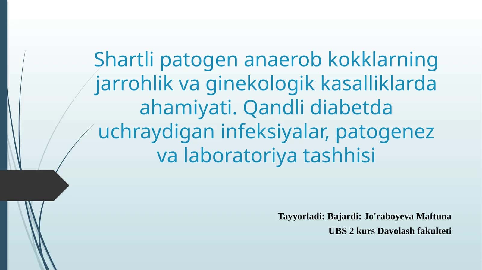 Shartli patogen anaerob kokklarning jarrohlik vaginekologik kasalliklarda ahamiyati 1