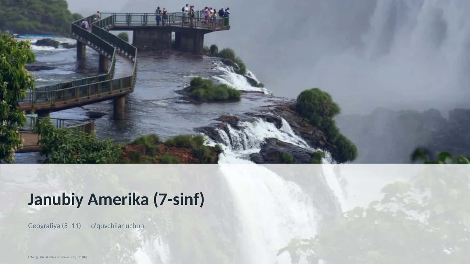 Janubiy Amerika (7-sinf) 1