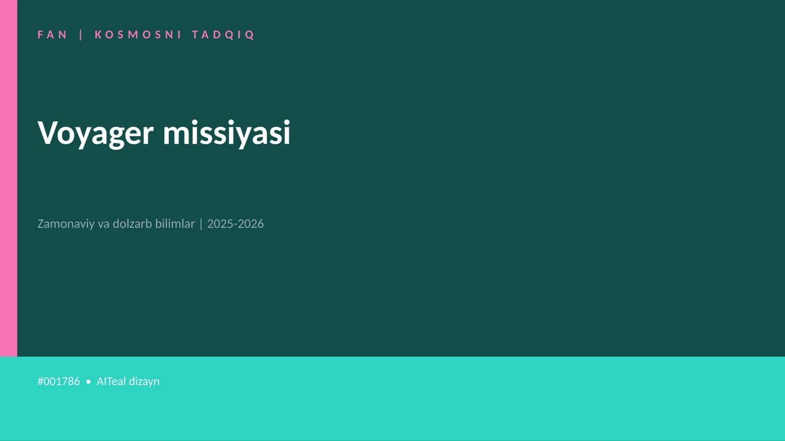 Voyager missiyasi 1