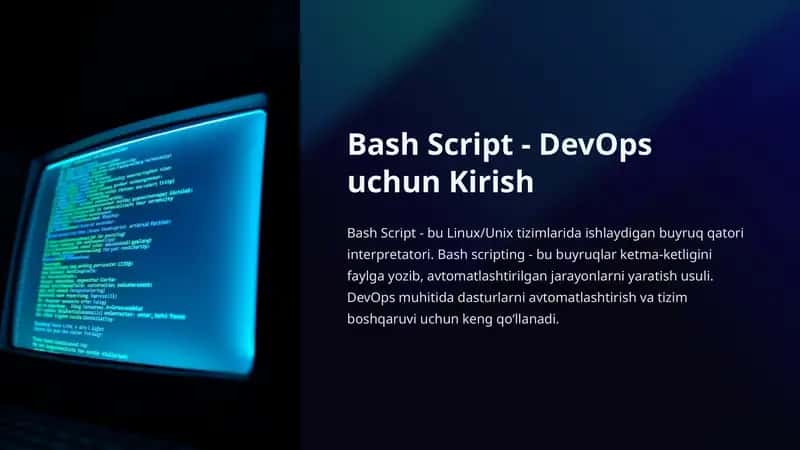 Bash Script - DevOps uchun Kirish 1