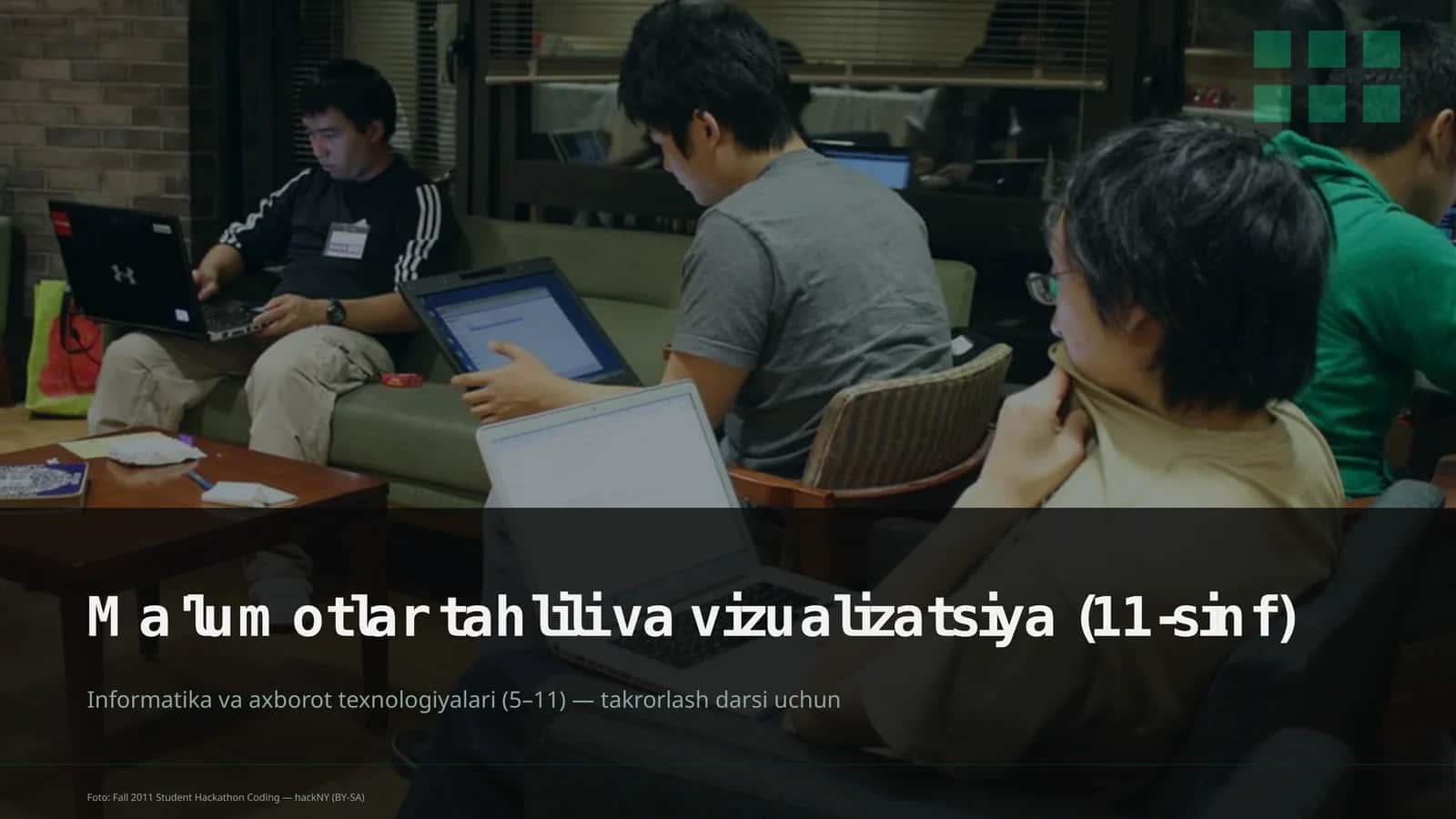 Ma'lumotlar tahlili va vizualizatsiya (11-sinf) 1