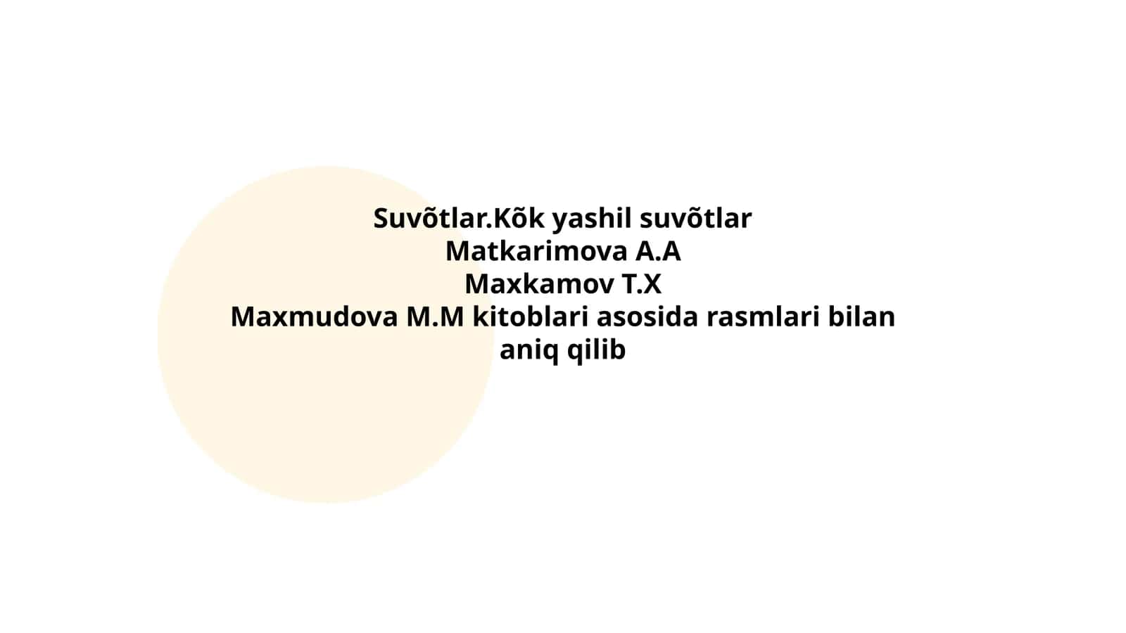 Suvõtlar.Kõk yashil suvõtlar 1