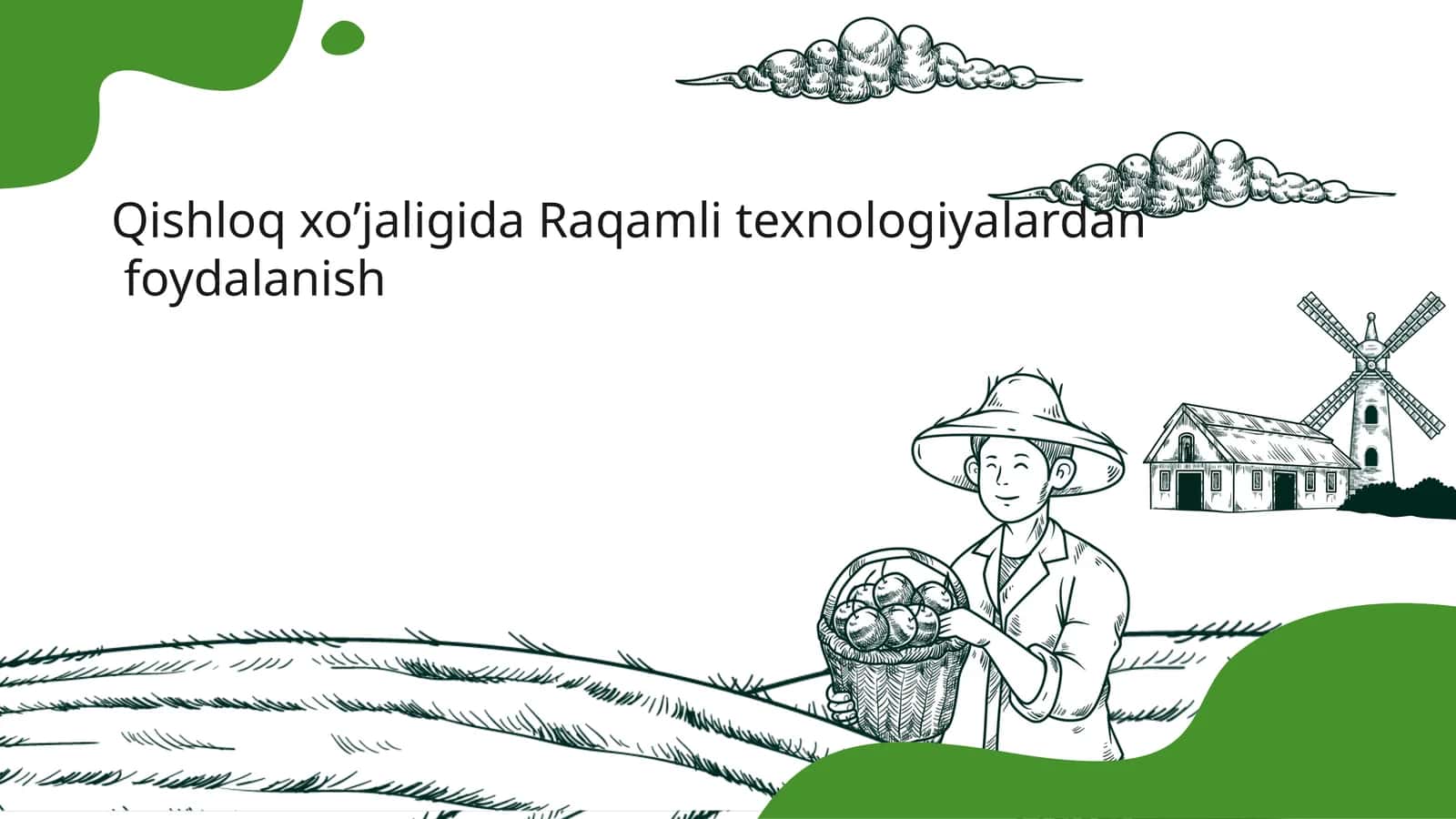 Qishloq xo’jaligida Raqamli texnologiyalardan foydalanish 1